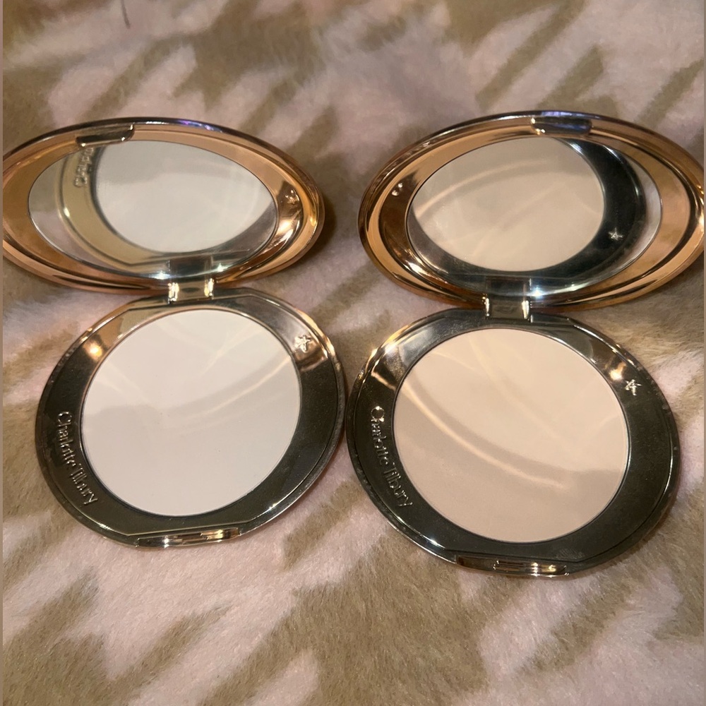 TWO Charlotte Tilbury Airbrush Flawless FULL Size shades 🫶🏻 1 Fair 🫶🏼 2 Medium